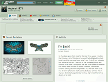 Tablet Screenshot of hedorah1971.deviantart.com