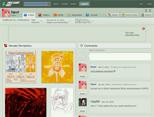 Tablet Screenshot of hawr.deviantart.com