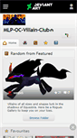 Mobile Screenshot of mlp-oc-villain-club.deviantart.com