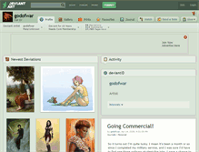 Tablet Screenshot of godofwar.deviantart.com