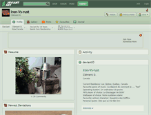 Tablet Screenshot of iron-vs-rust.deviantart.com
