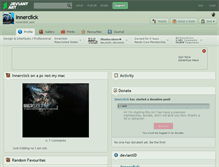 Tablet Screenshot of innerclick.deviantart.com
