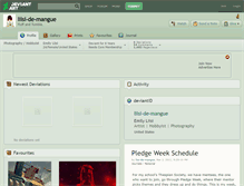 Tablet Screenshot of liisi-de-mangue.deviantart.com