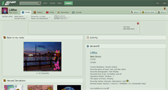 Desktop Screenshot of lilifox.deviantart.com