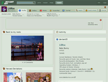 Tablet Screenshot of lilifox.deviantart.com