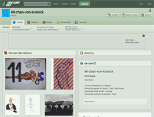 Tablet Screenshot of mi-chan-von-krolock.deviantart.com