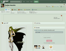 Tablet Screenshot of podjok-henshin.deviantart.com