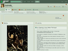 Tablet Screenshot of insannaty.deviantart.com