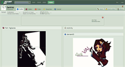 Desktop Screenshot of darkval.deviantart.com
