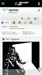Mobile Screenshot of darkval.deviantart.com