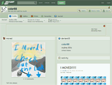 Tablet Screenshot of color88.deviantart.com