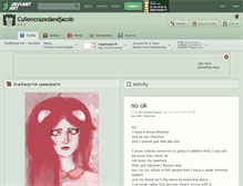 Tablet Screenshot of cullencrazedandjacob.deviantart.com