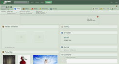 Desktop Screenshot of k1t10.deviantart.com
