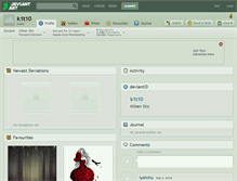 Tablet Screenshot of k1t10.deviantart.com