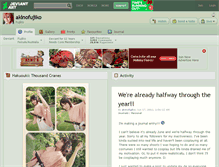 Tablet Screenshot of akinofujiko.deviantart.com