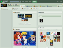 Tablet Screenshot of illusion-of-gaia.deviantart.com