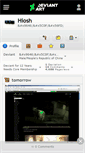 Mobile Screenshot of hiosh.deviantart.com