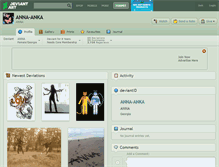 Tablet Screenshot of anna-anka.deviantart.com