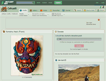 Tablet Screenshot of cehualli.deviantart.com