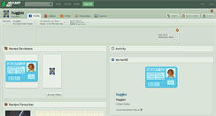 Desktop Screenshot of huggles.deviantart.com
