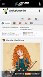 Mobile Screenshot of anitaamorim.deviantart.com