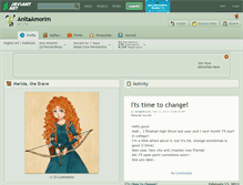 Tablet Screenshot of anitaamorim.deviantart.com