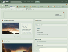 Tablet Screenshot of eli2k.deviantart.com