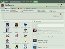 Tablet Screenshot of cutiepageant.deviantart.com