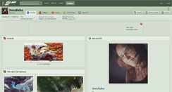 Desktop Screenshot of mondfalke.deviantart.com