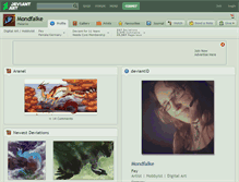 Tablet Screenshot of mondfalke.deviantart.com