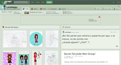 Desktop Screenshot of luciahappy.deviantart.com