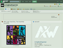 Tablet Screenshot of livingdeadsuperstar.deviantart.com