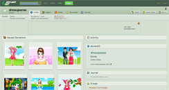 Desktop Screenshot of dressupsense.deviantart.com
