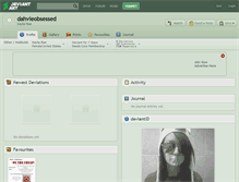 Tablet Screenshot of dahvieobsessed.deviantart.com