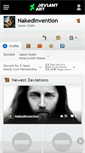 Mobile Screenshot of nakedinvention.deviantart.com