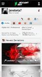 Mobile Screenshot of janebeta7.deviantart.com
