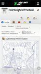 Mobile Screenshot of noirknightintherain.deviantart.com