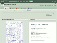Tablet Screenshot of noirknightintherain.deviantart.com