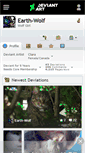 Mobile Screenshot of earth-wolf.deviantart.com