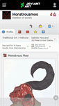 Mobile Screenshot of monstrousmoo.deviantart.com