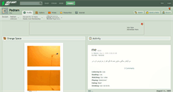 Desktop Screenshot of pedram.deviantart.com