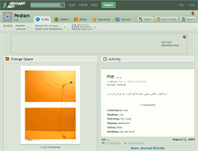 Tablet Screenshot of pedram.deviantart.com