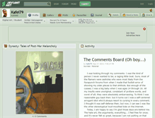 Tablet Screenshot of kafei79.deviantart.com
