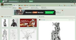 Desktop Screenshot of hollowcorpse.deviantart.com