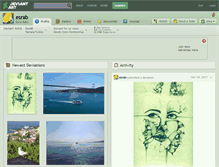 Tablet Screenshot of esrab.deviantart.com