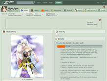 Tablet Screenshot of miyopiyo.deviantart.com