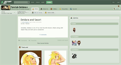 Desktop Screenshot of fanclub-deidara.deviantart.com