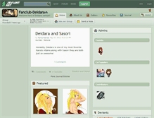 Tablet Screenshot of fanclub-deidara.deviantart.com