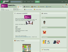 Tablet Screenshot of marcsp.deviantart.com