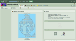 Desktop Screenshot of drawings-lineart.deviantart.com